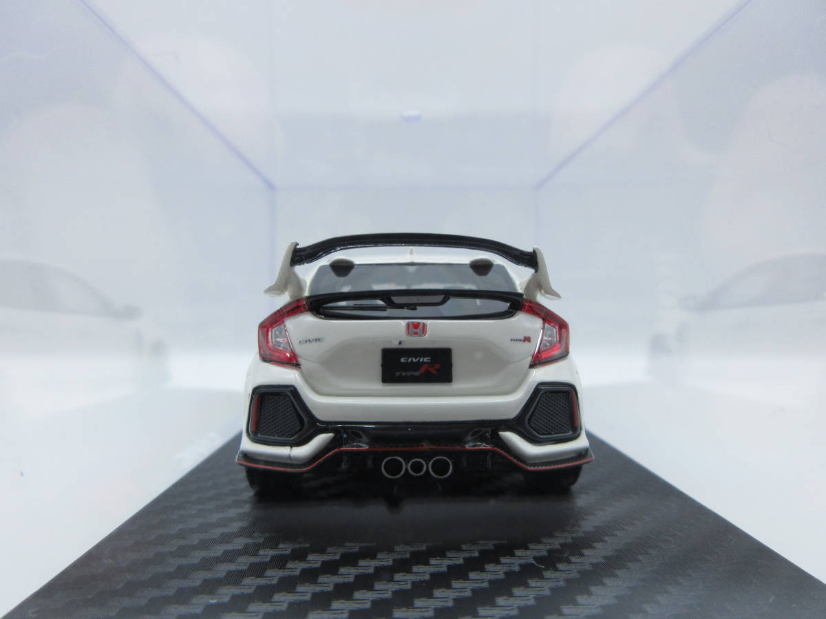 1/43 ホンダ ディーラー特注 カラーサンプル ミニカー　シビック タイプR CIVIC TYPE R　FK8 チャンピオンシップホワイト_画像3