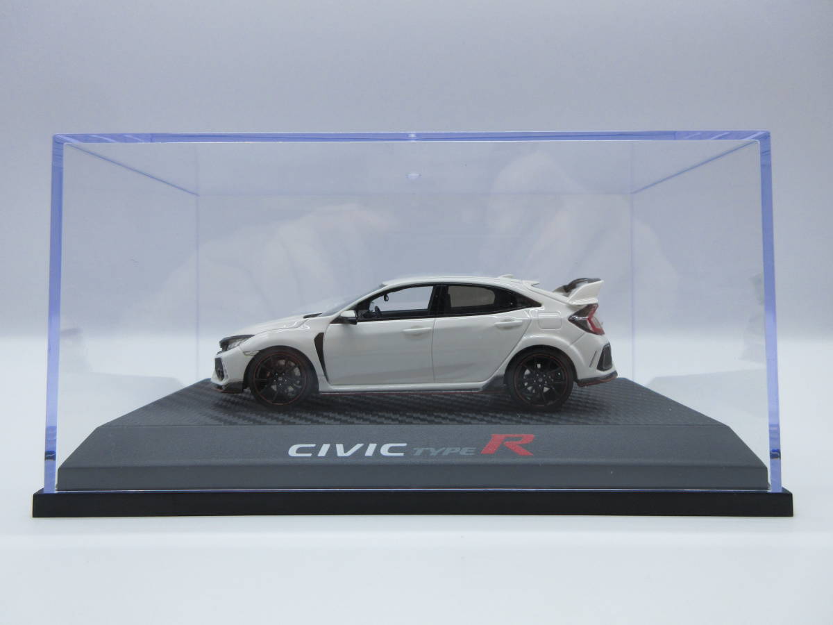 1/43 ホンダ ディーラー特注 カラーサンプル ミニカー　シビック タイプR CIVIC TYPE R　FK8 チャンピオンシップホワイト_画像1