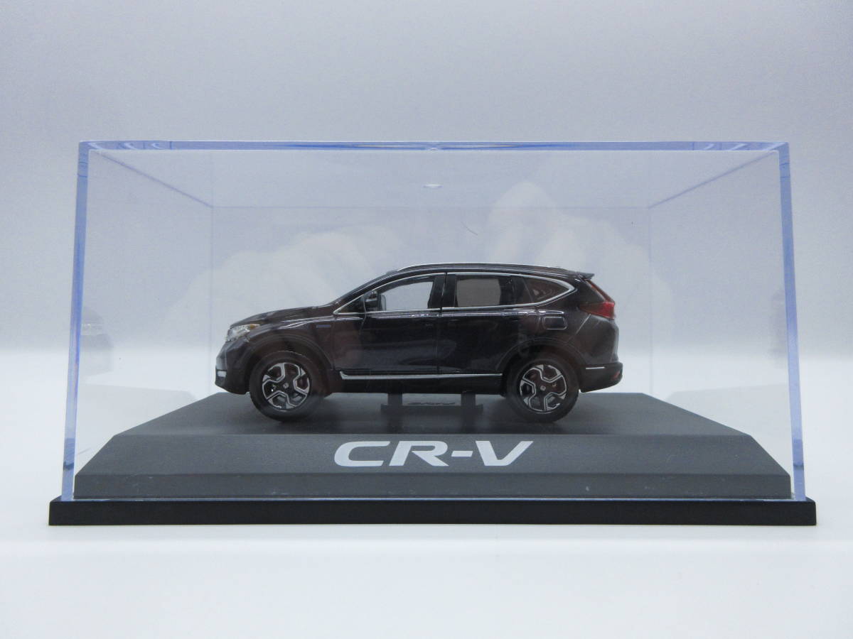 1/43 ホンダ 新型CR-V　CRV　カラーサンプル ディーラー特注 ミニカー　ルーセブラック・メタリック_画像1