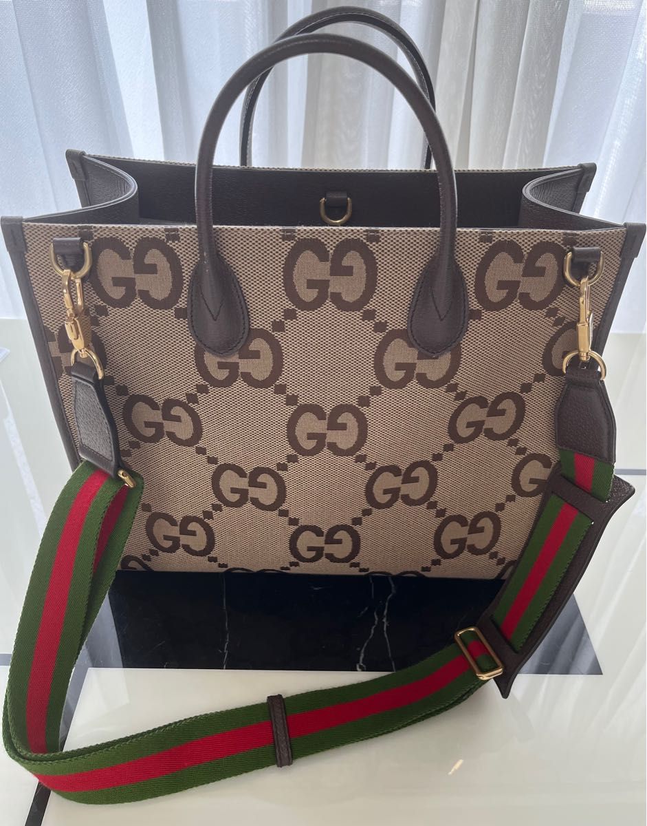 【GUCCI】ジャンボGGトートバッグ