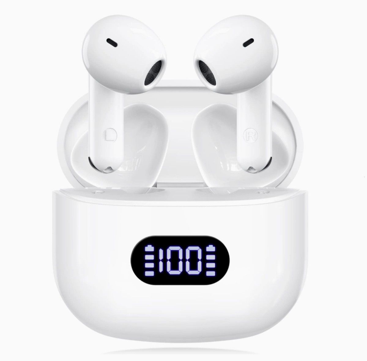 新品】ワイヤレスイヤホン 白 ホワイト iPhone Android 新品】ワイヤレスイヤホン 白 ホワイト iPhone Android