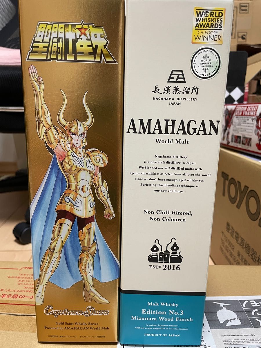 聖闘士星矢 ウイスキー 長濱蒸留所 2本セット|PayPayフリマ