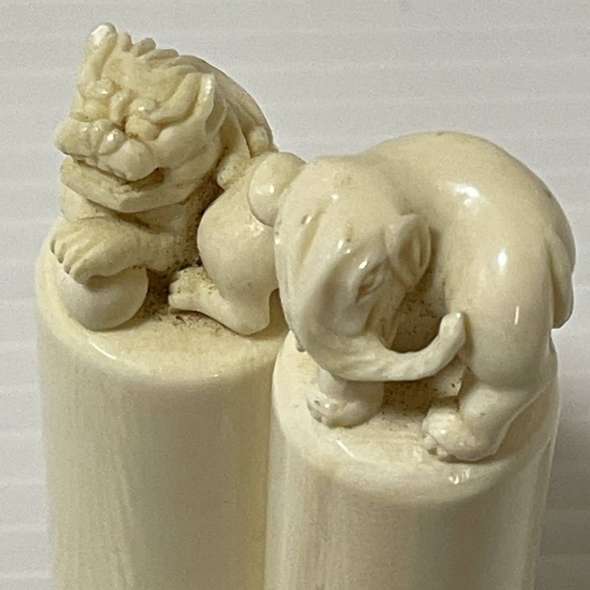 未使用 未加工 マンモス調 印鑑 2本 総重量 55 83g 新品 象牙風 未使用 未加工 マンモス調 印鑑 2本 総重量 55 83g 新品 象牙風