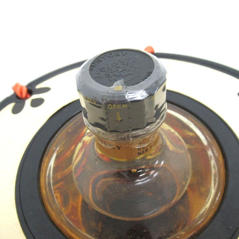ウイスキー サントリー 木桶仕込 和楽器ボトル 600ml