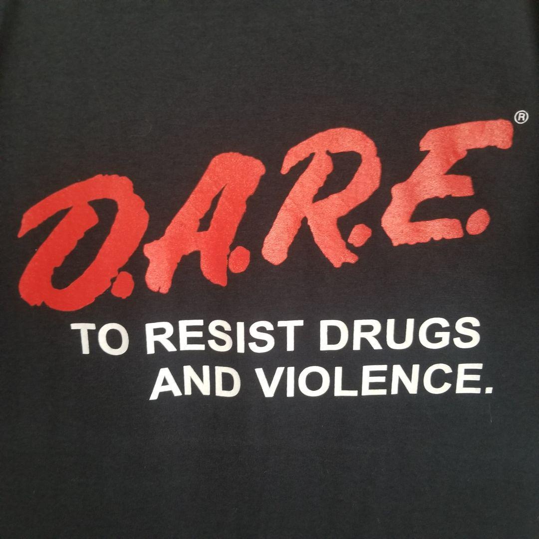 90年代　新品デッドストック　90s Vintage DARE TシャツMサイズ Tシャツ　フルーツオブルームタグ _画像3