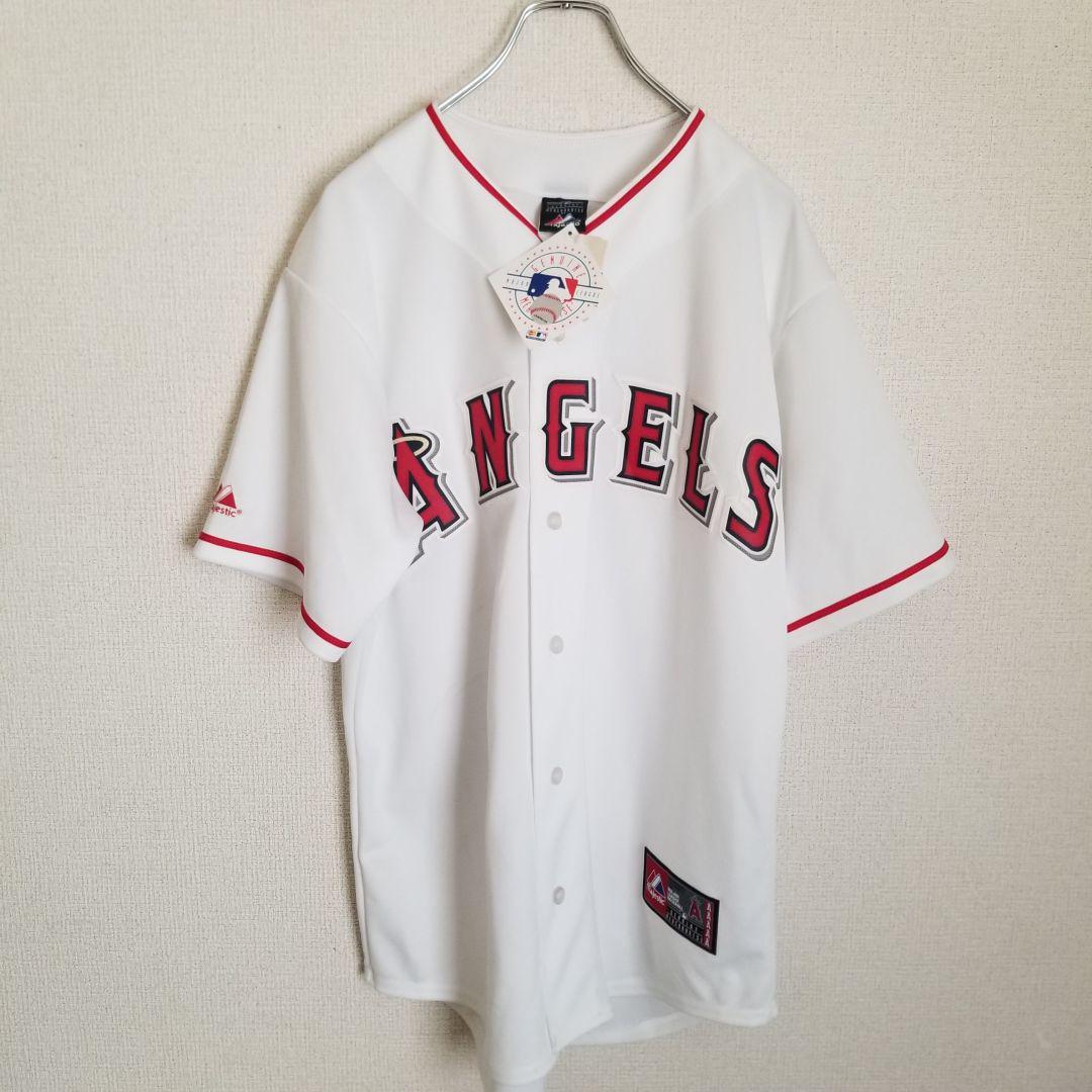 激レア デッドストック 90年代 Majestic マジェスティック MLB メジャーリーグ ベースボール Angels ユニフォーム 　Mサイズ_画像2