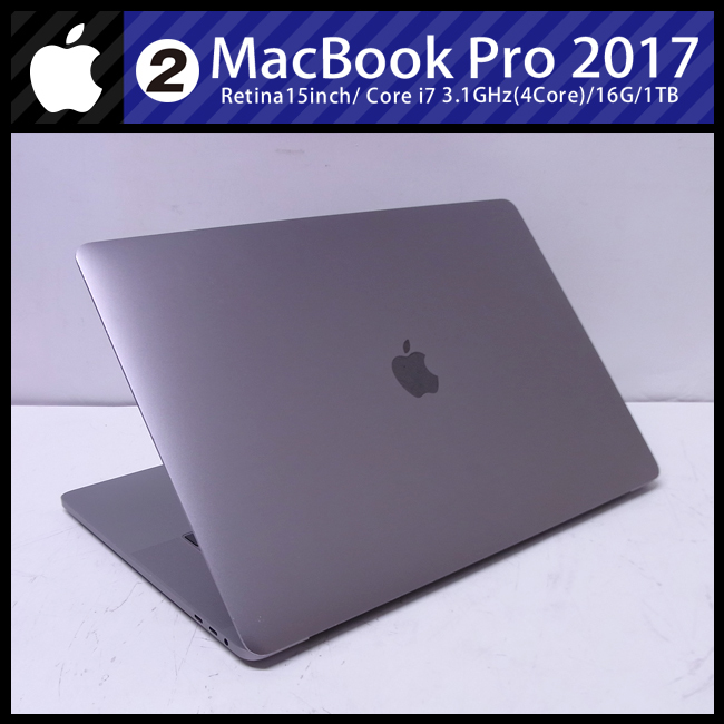 売れ筋がひ贈り物！ ☆MacBook Pro (15-inch・2017)・Core i7 3.1GHz