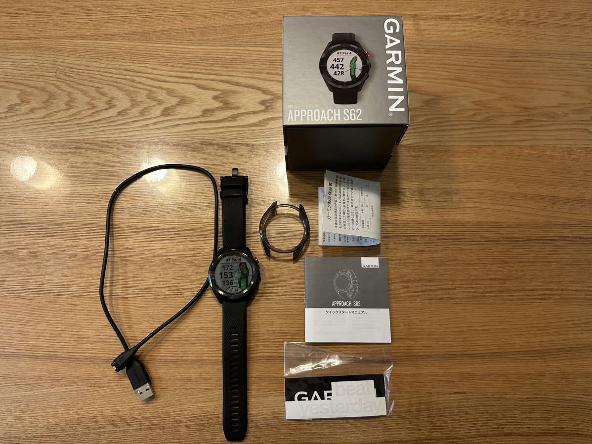 ガーミンGARMIN Approach S62 ブラック BLACK 美品 | normanhubbard.com