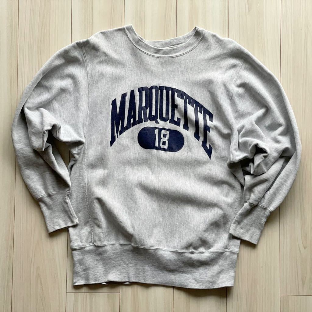 カプセル2段!90sチャンピオン マーケット大学 リバースウィーブ L USA製 ビンテージ Vintage Champion スウェット レア トリコ カレッジ カプセル2段!90sチャンピオン マーケット大学 リバースウィーブ L USA製 ビンテージ Vintage Champion スウェット レア トリコ カレッジ