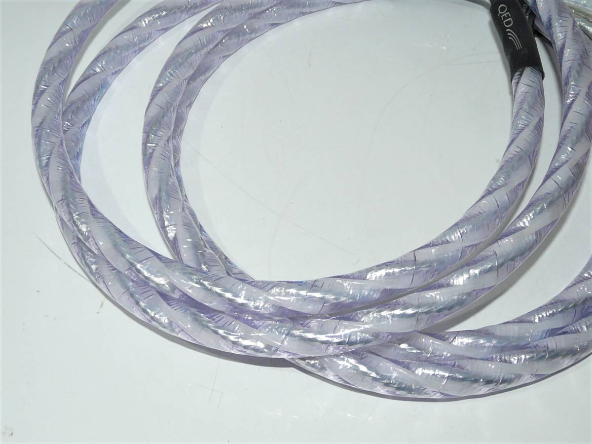 ◎QED Signature Genesis Silver Spiral スピーカーケーブル Yラグ端子
