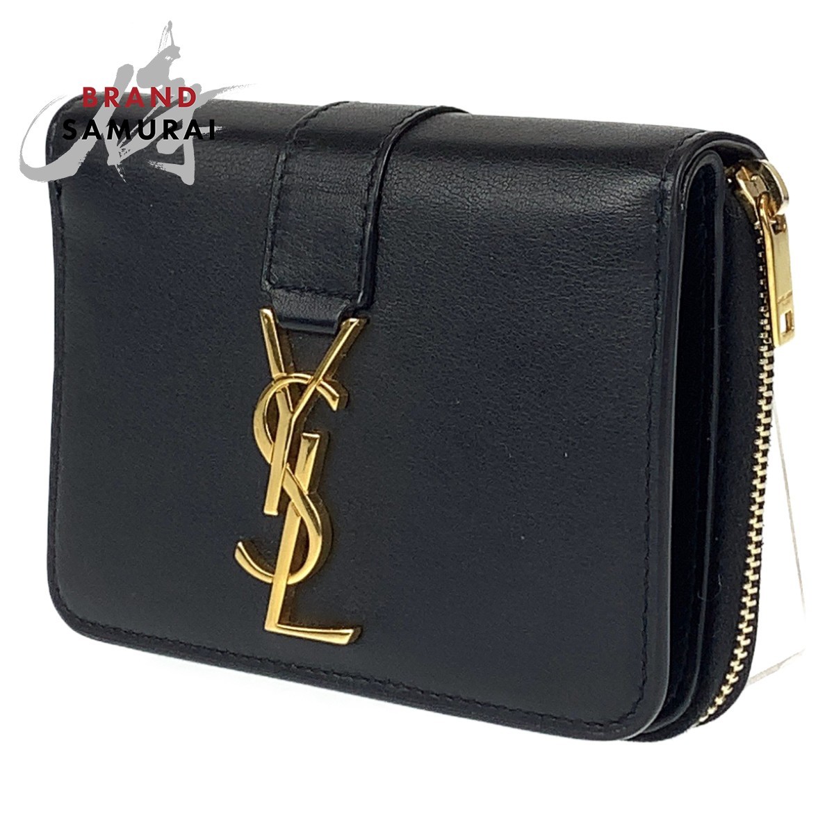 YVES SAINT LAURENT イヴ・サンローラン タイニー ブラック 黒 レザー