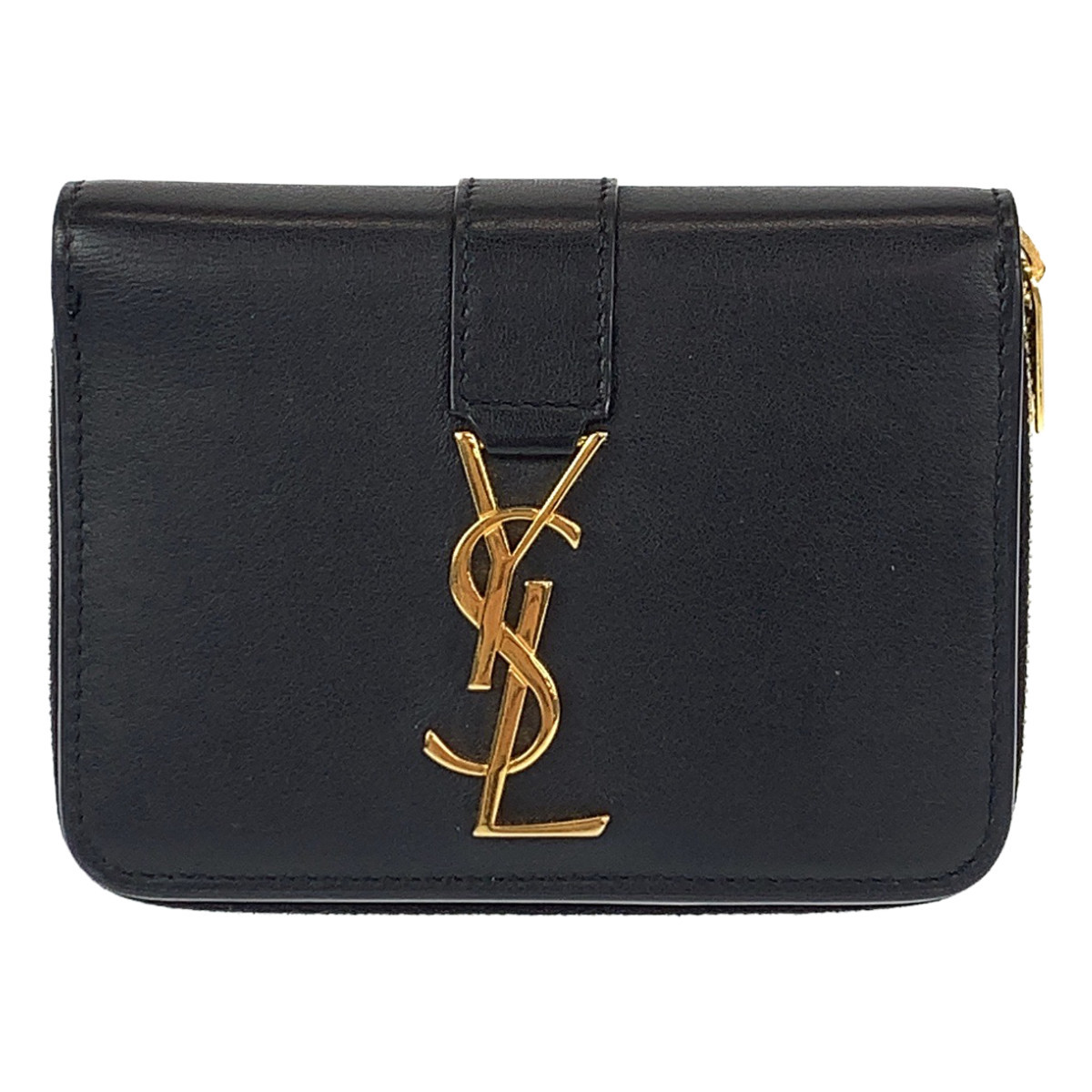 YVES SAINT LAURENT イヴ・サンローラン タイニー ブラック 黒 レザー