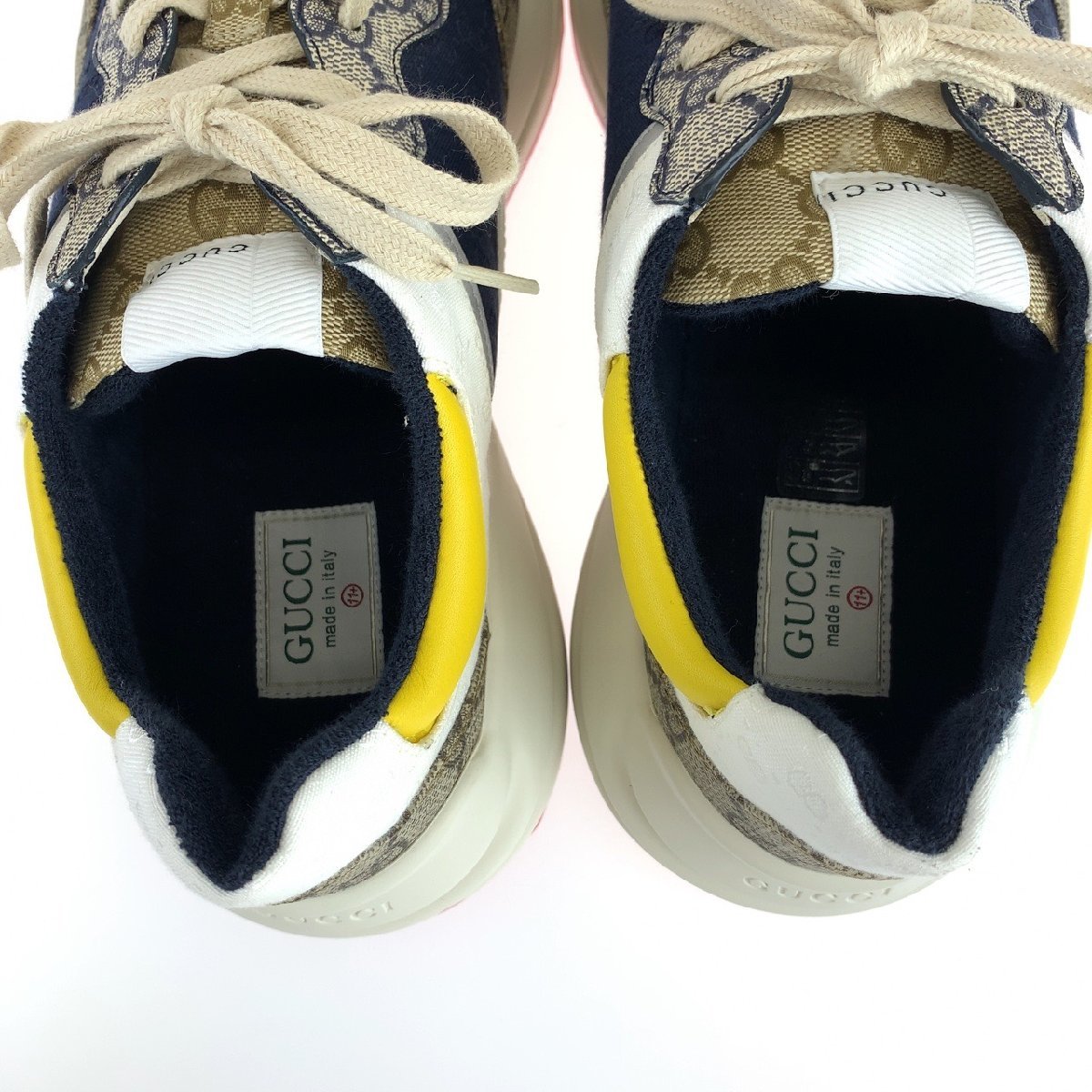 新品未使用 GUCCI グッチ ライトン GG柄 サイズ11.5 マルチカラー GG