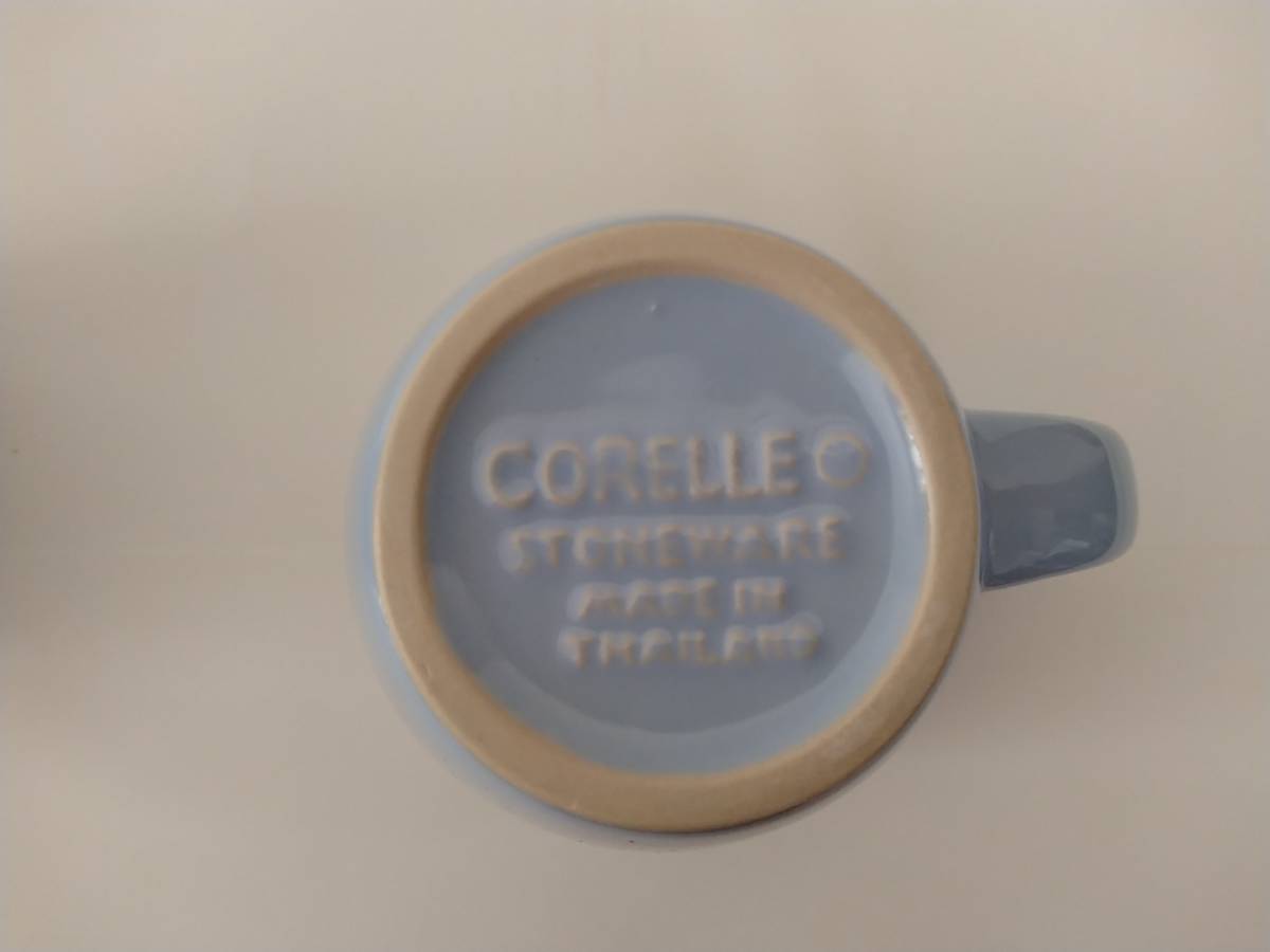 新品 未使用 コレール CORELLE マグカップ 4個セット ストーンウエア カントリーコテージの画像3