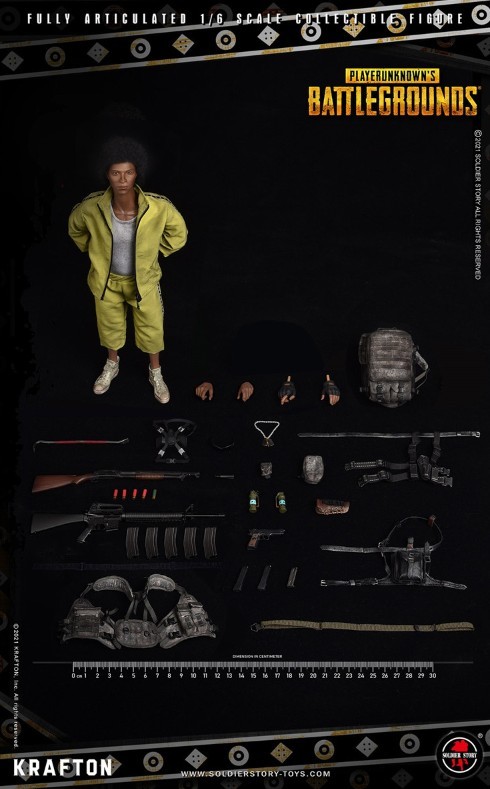 Soldier Story SSG003 1/6 PUBG Player Unknown’s Battlegrounds イエロースーツ 新品未開封（検 DID Damtoys Flagset EASY&SIMPLE_画像1