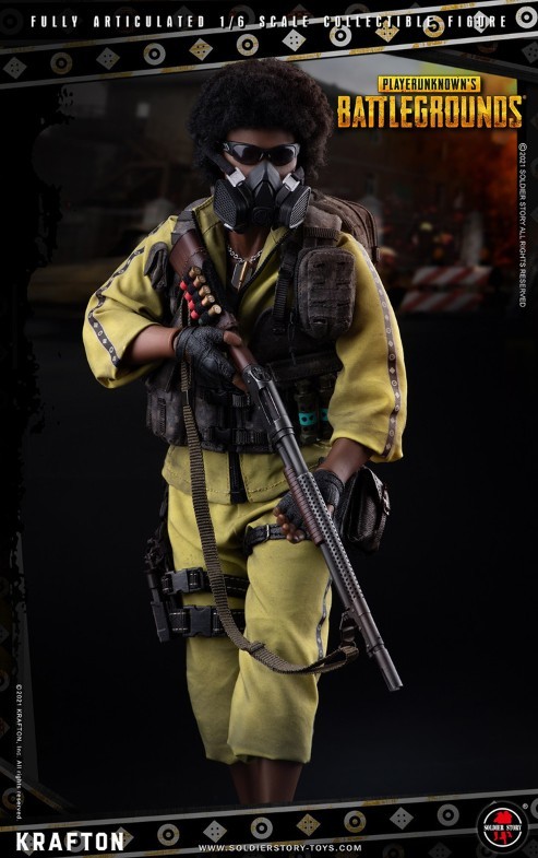 Soldier Story SSG003 1/6 PUBG Player Unknown’s Battlegrounds イエロースーツ 新品未開封（検 DID Damtoys Flagset EASY&SIMPLE_画像2