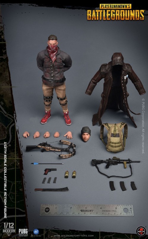 Soldier Story SSG-002 1/12 PUBG Player Unknown’s Battlegrounds トレンチコートVer. 新品未開封 （検 DID Flagset EASY&SIMPLE Damtoys