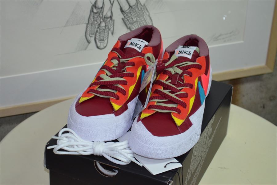 サカイ sacai KAWS カウズ ナイキ NIKE ブレーザー LOW スニーカー