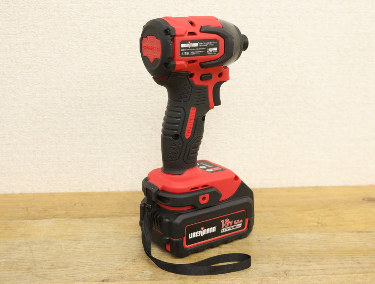 UBERMANN 充電式インパクトドライバー 18V リチウムイオン 電池パック