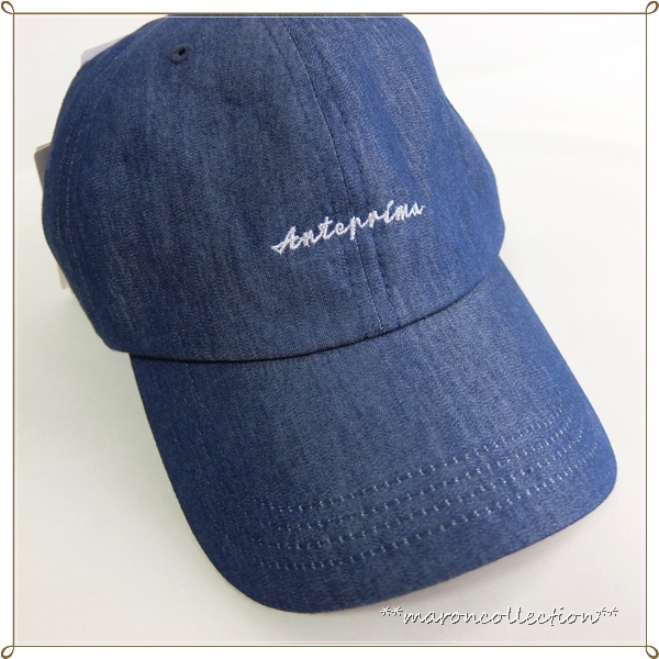  unused * Anteprima * hat UV processing . water speed . anti-bacterial deodorization * M * lavatory possibility sunburn prevention * Denim 