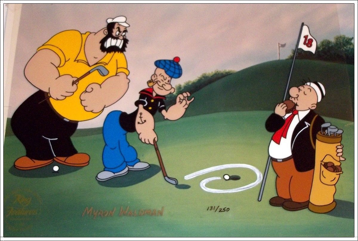 ポパイ Popeye ブルート アメコミ セル画 原画 限定 レア 入手困難 サイン入り ポパイ Popeye ブルート アメコミ セル画 原画 限定 レア 入手困難 サイン入り