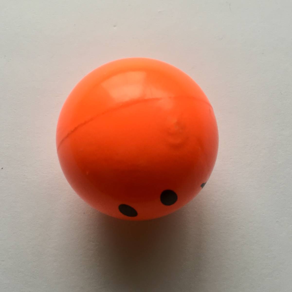 SMILE スマイル 雑貨 ボール ２個セット メキシコ製 MADE IN MEXICO デッドストック 未使用 長期保管品 オレンジ イエロー orange yellow _画像4