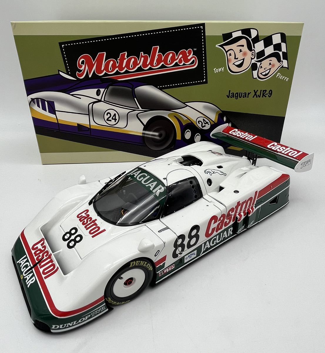 EXOTO エグゾド エグゾト1/18ジャガー XJ-R9 XJR-9D #88 Castrol カストロール 88 IMSA mtb00105の画像1