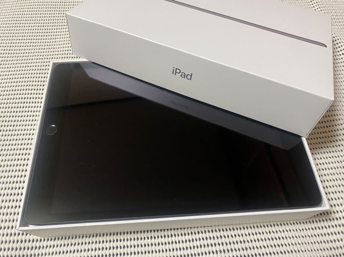 i Pad 第7世代 128GB Wi-Fi Cellular モデル au スペースグレイ 美品