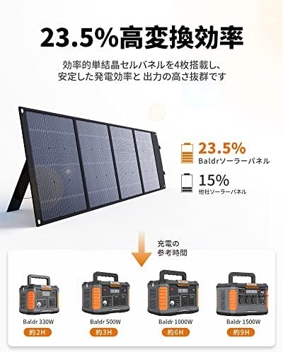新品送料無料】BALDR ソーラーパネル 200W 最新型ETFEソーラー