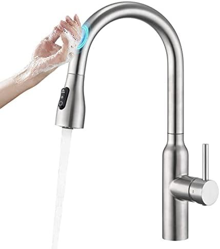 年末のプロモーション特価! 【新品送料無料】faustinaキッチン水栓 混合水栓 蛇口 キッチン シャワー 蛇口 3モード水流 引き出し式 キッチン蛇口 タッチセンサー水栓 キッチン蛇口、水栓 年末のプロモーション特価! 【新品送料無料】faustinaキッチン水栓 混合水栓 蛇口 キッチン シャワー 蛇口 3モード水流 引き出し式 キッチン蛇口 タッチセンサー水栓 キッチン蛇口、水栓