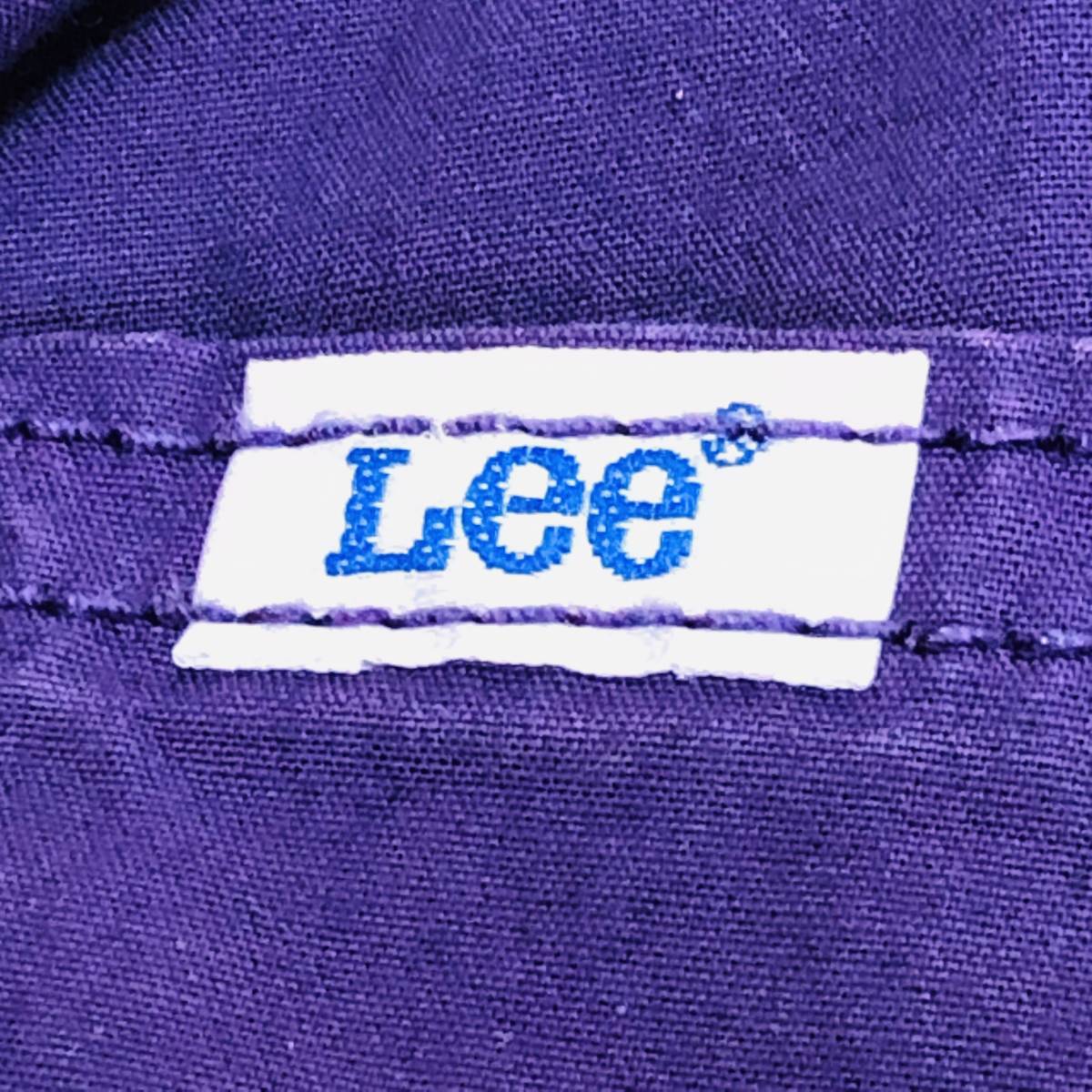 a00813 美品 Lee リー メンズ カジュアルパンツ シンプル F パープル（紫） 無地 オーバーサイズ 日本製 スポーティチックスタイル_画像6