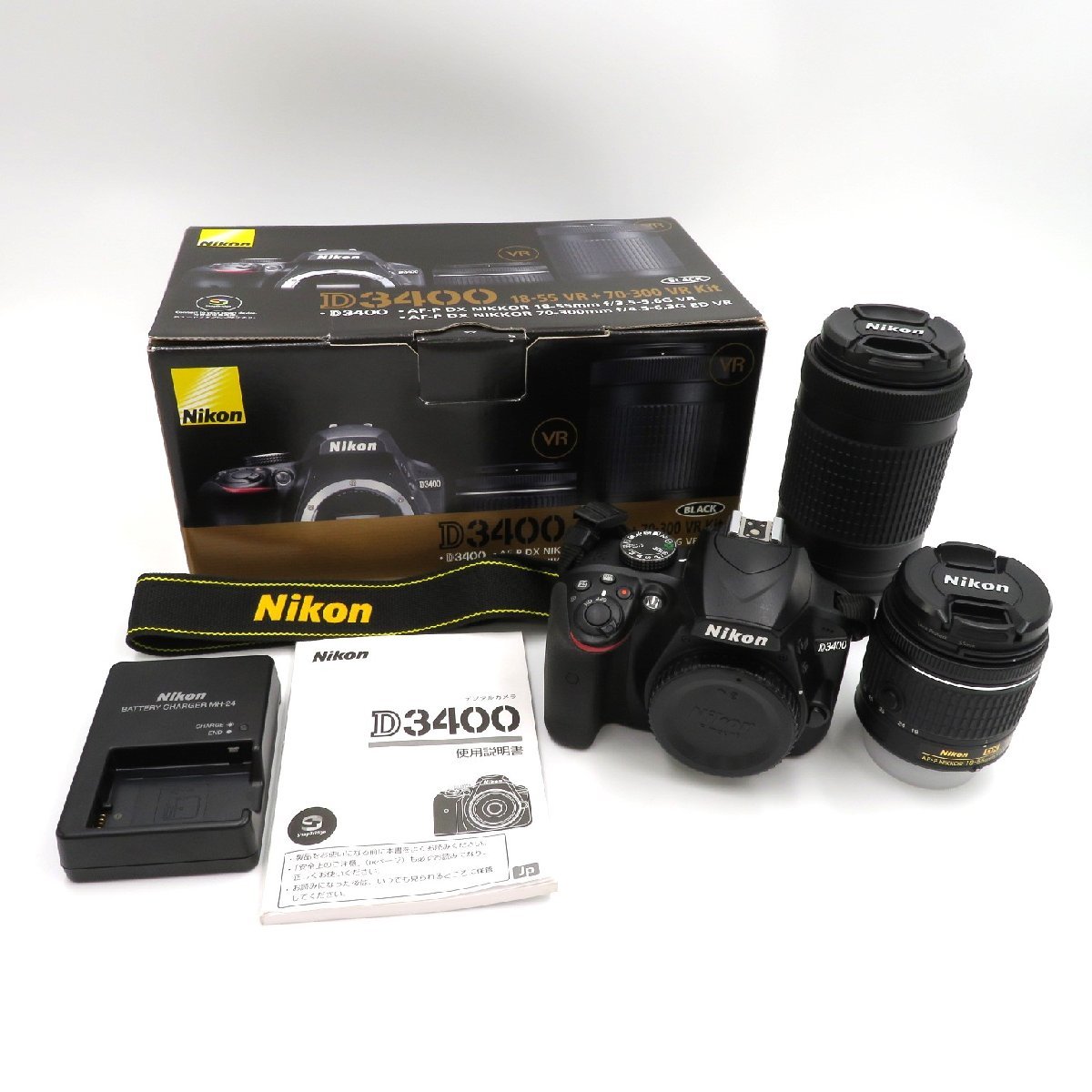 ニコン D3400 デジタル一眼レフカメラ AF-P DX NIKKOR 18-55mm f 3.5