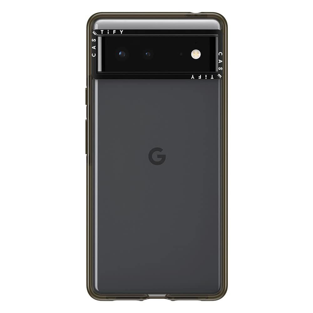 CASETiFY インパクトケース BB045 Google Pixel 6 - クリア ブラック スマホケース スマホカバー_画像1