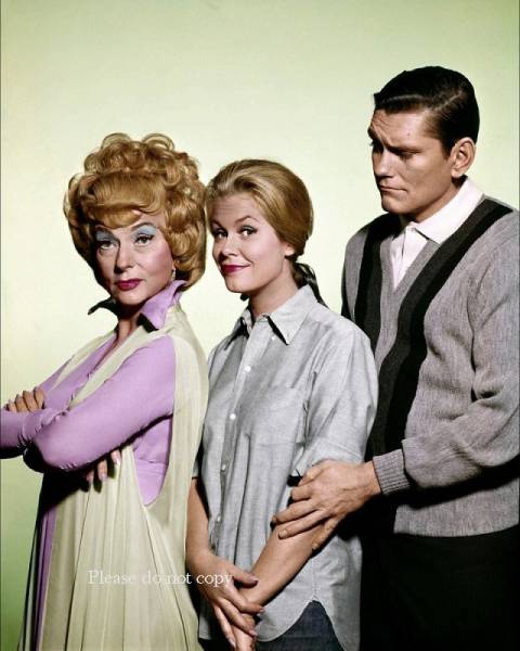1964年　ＴＶドラマ　 『奥さまは魔女』 ダーリン　サマンサ&エンドラ フォト　2枚付き_サマンサ役のエリザベス・モンゴメリー