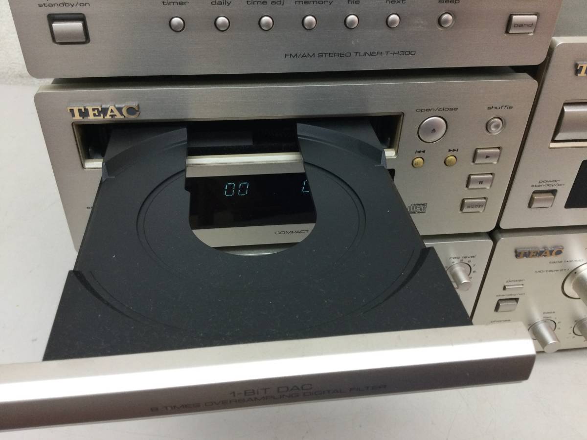 TEAC ティアック A-H300 R-H300 MD-H300 T-H300 PD-H300 アンプ/カセット/MD/チューナー/CDの画像5