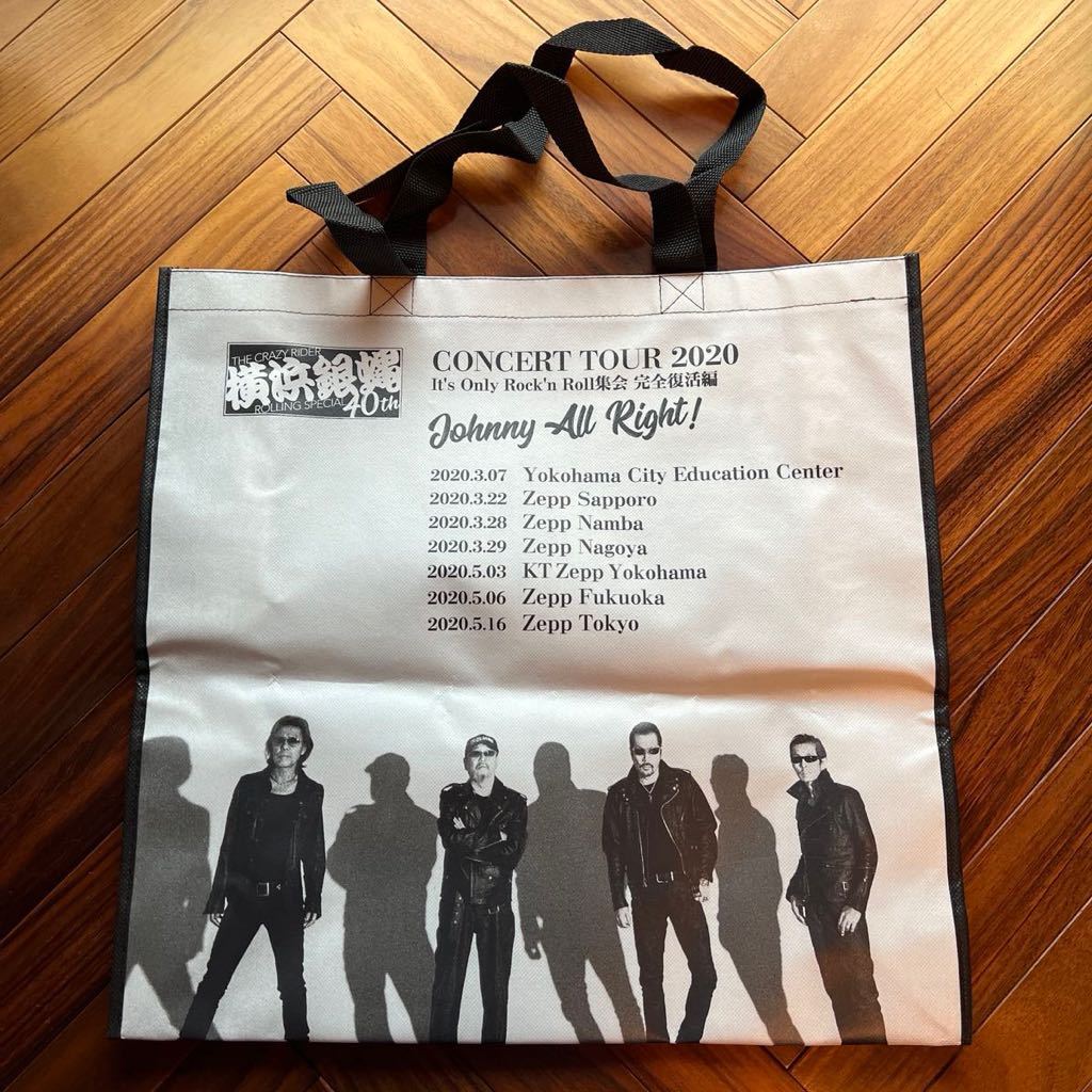 横浜銀蝿40th 特大サイズ　トートバッグ　限定 コンサート ライブ 公式グッズ　いっぱい入るよ！_画像2