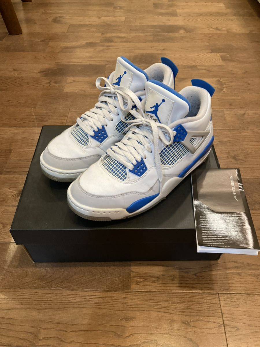 美品】NIKE AIR JORDAN4 GOLF ナイキ エアジョーダン4 ゴルフシューズ