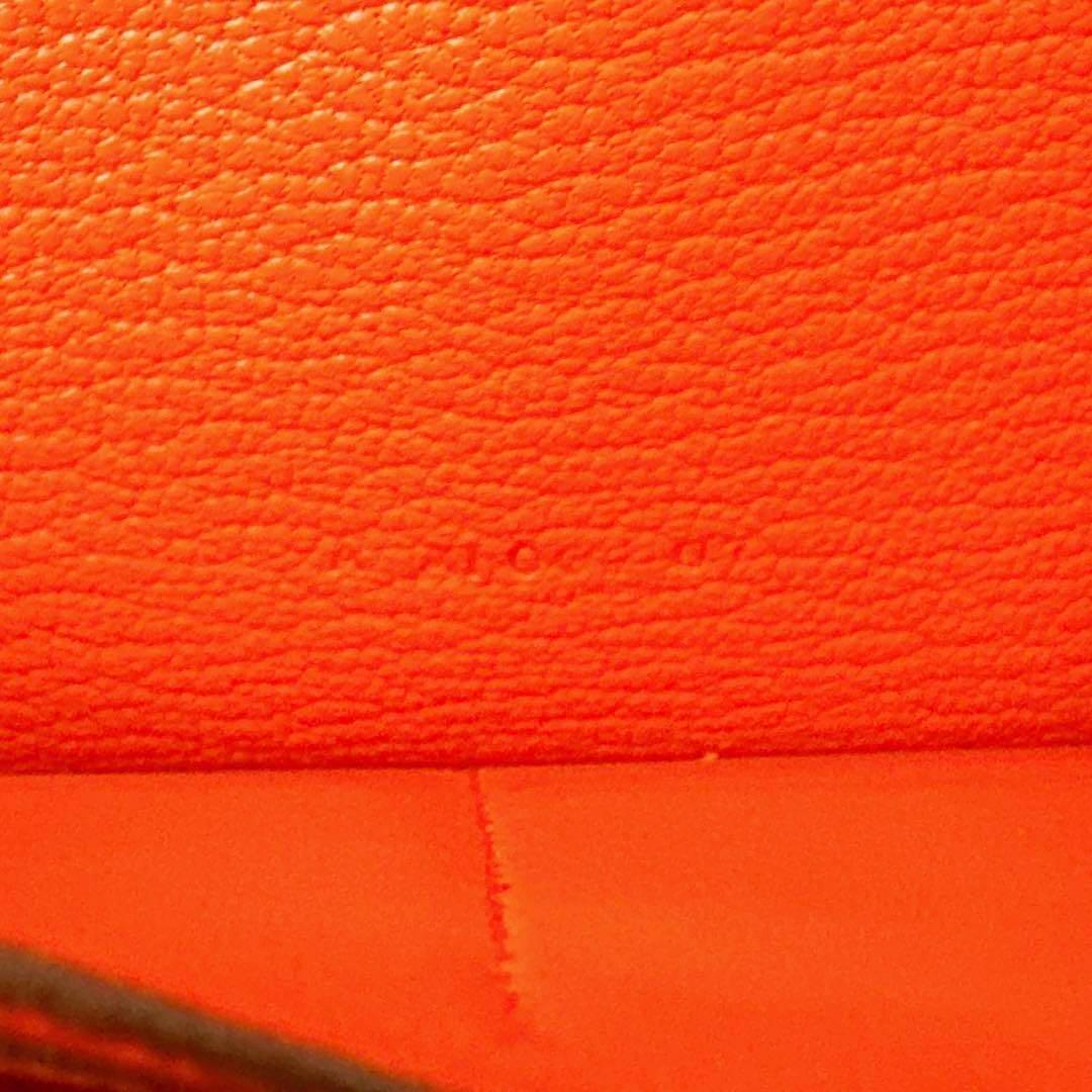 エルメス ケリーウォレット ロング 長財布 オレンジ レディース