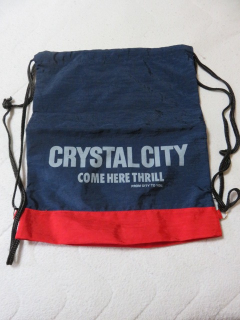 CRYSTAL CITY ナップサック バッグ かばん サイズ430-345-85㎜　未使用_画像1