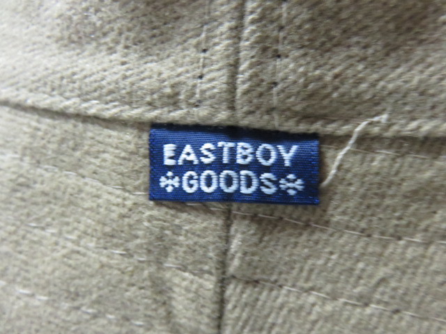 EASTBOY East Boy GOOD ハット 帽子 ぼうし サイズフリー 綿100％ しっかりした素材 未使用_画像2