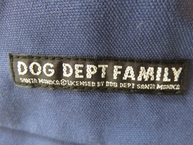 DOG DEPT FAMILY ハット 帽子 ぼうし サイズ57.5㎝ ネイビー色 紺色 内側ストライプ 素材綿100％ 未使用_画像3