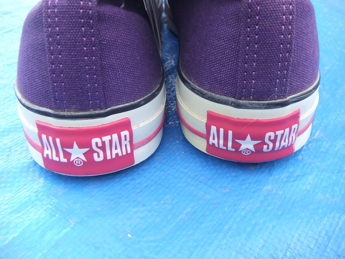 タグ付未使用! CONVERSE コンバース オールスター ハイカット スニーカー シューズ メンズ サイズ US9 JP27.5cm パープル 紫 ALL STAR 靴 _画像6