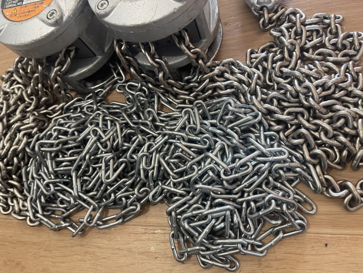 キトー チェーンブロック 0.5t 2台 即納 領収書可 送料一律 KITO CX005