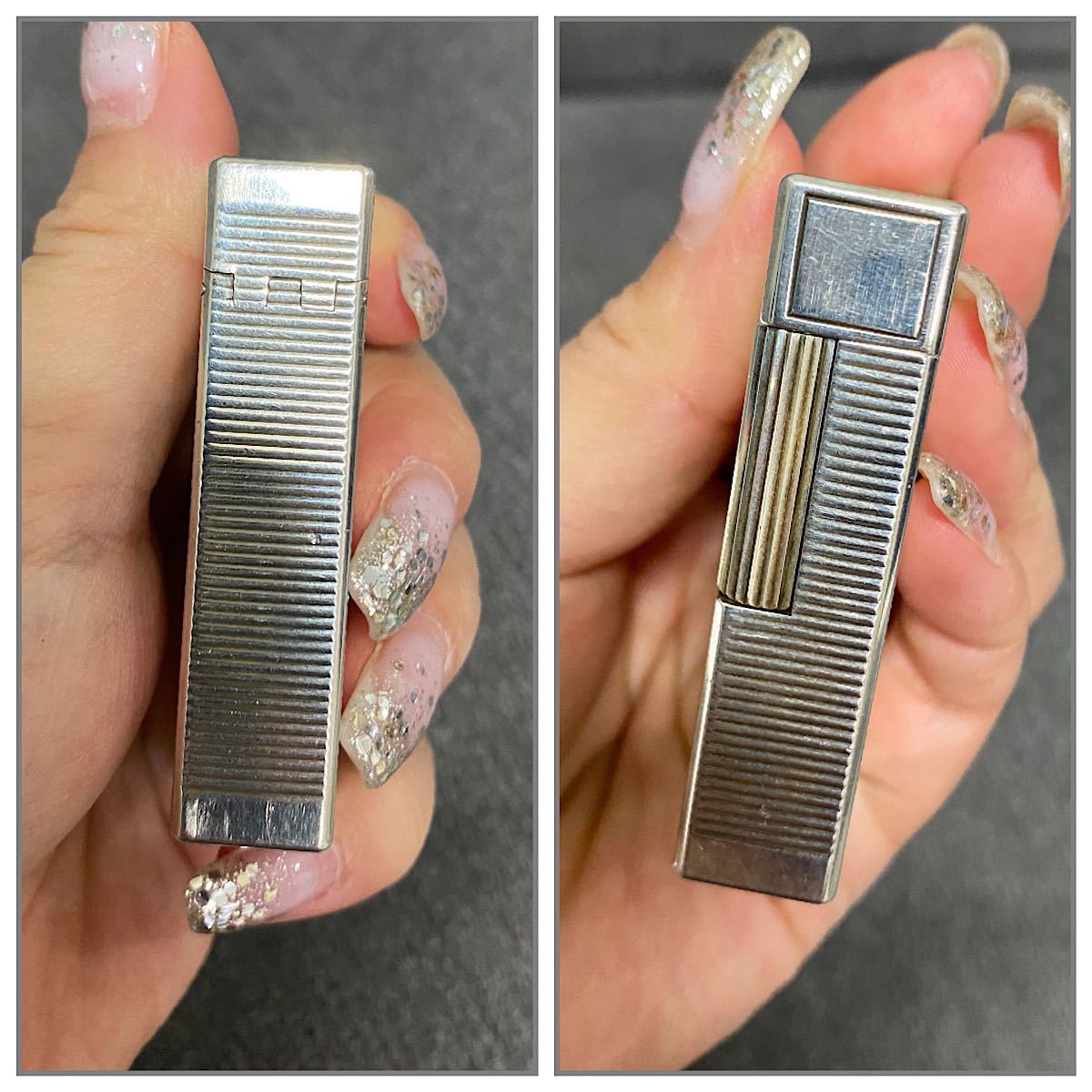 S.T. Dupont デュポン ガスライター シルバーカラー ライター 喫煙具