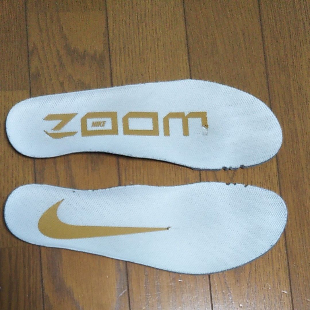 24.5cm ナイキ NIKE スニーカー 中古 白 AIR ZOOM RIVAL FLY 3