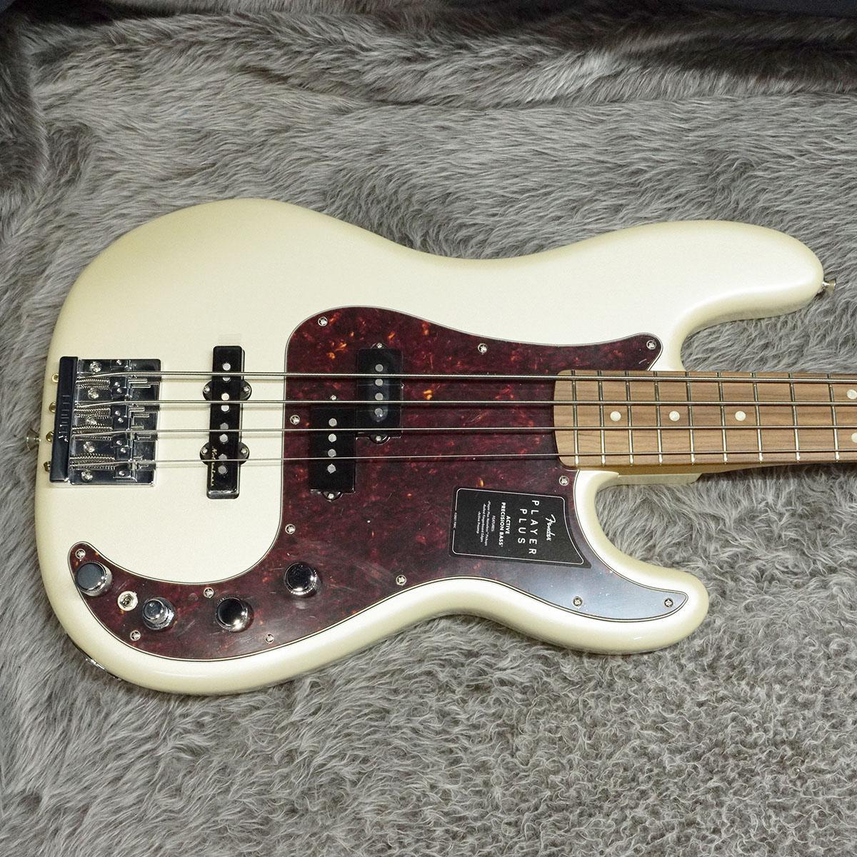 Fender Player Plus Precision Bass PF Olympic Pearl_画像6