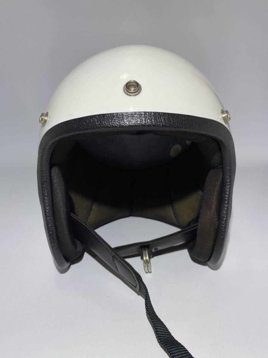Sシェル GRANT グラント GP-2 ホワイト 白 ビンテージ ヘルメット 60s