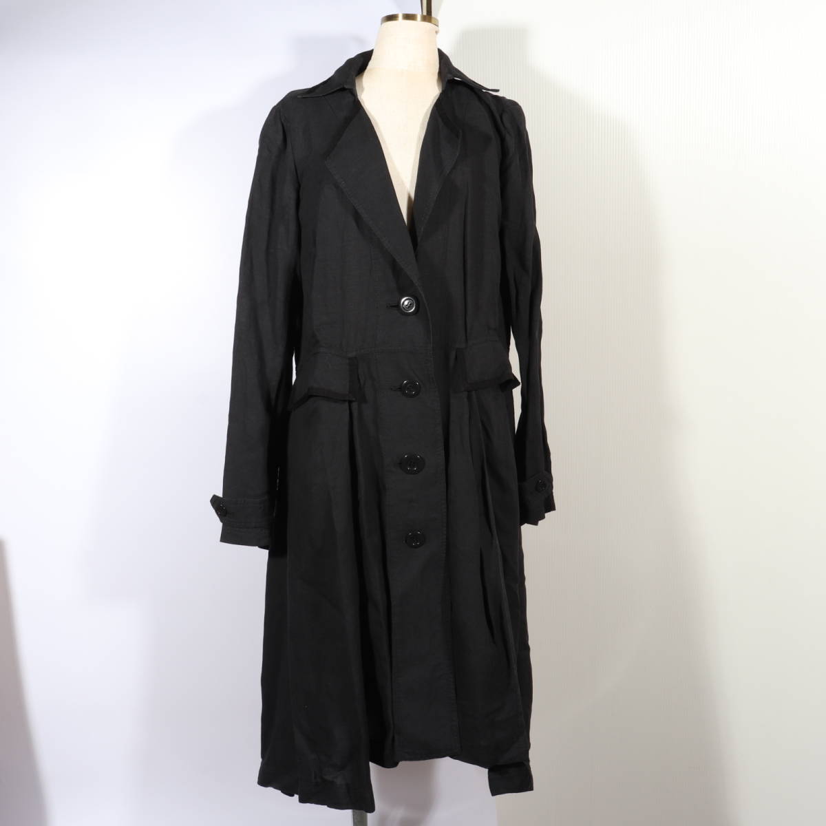 Sensounico センソユニコ Dw2R ディーダブルトゥーアール コート ロングコート ブラック 黒 40サイズ DW-5-83