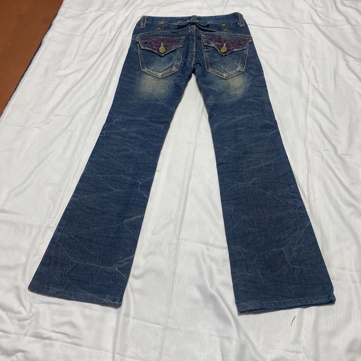 02 REDPEPPER красный перец flair джинсы размер 25 надпись Корея производства 