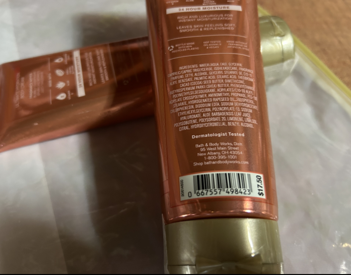 [ включение в покупку не возможно!]BATH & BODY WORKS корпус крем шампанское to- -тактный 2 шт * Гаваи покупка товар автобус and корпус Works 